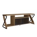 Ver imagem 2 de Rack Industrial para TV até 60 Polegadas com LED 160cm Marrom