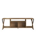 Ver imagem 4 de Rack para Tv até 60 Polegadas Industrial com Iluminação em Led RGB