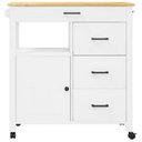 Ver imagem 5 de Carrinho de Churrasco 1+3 Gavetas+1 Porta Madeira de Pinus