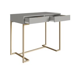 Escrivaninha Penteadeira Estilo Industrial com 2 Gavetas P1039 - 5