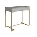 Ver imagem 2 de Escrivaninha Penteadeira Estilo Industrial com 2 Gavetas P1039