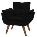 Ver imagem 1 de Poltrona Opala Azul Preto