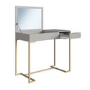 Ver imagem 5 de Escrivaninha Penteadeira Organizadora Estilo Industrial com 1 Gaveta e Espelho P1040