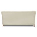 Ver imagem 5 de Sofá Living 2 Lugares 1,60m Vênus Veludo Bege Pés Castanho - Pallazio