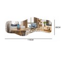 Ver imagem 3 de Espelho Orgânico 115cm X 60cm E21 Lançamento Luxo Quarto Sala Banheiro