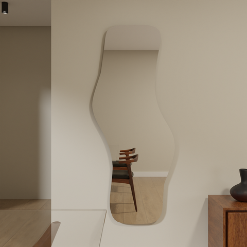 Espelho Orgânico 115cm X 60cm E21 Lançamento Luxo Quarto Sala Banheiro