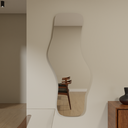 Ver imagem 1 de Espelho Orgânico 115cm X 60cm E21 Lançamento Luxo Quarto Sala Banheiro