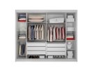 Ver imagem 2 de Guarda Roupa Casal 100% MDF 6 Portas 6 Gavetas 235cm Ripado São Carlos Branco - Leifer
