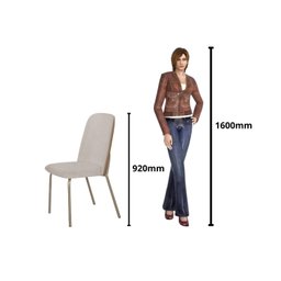 Conjunto Sala de Jantar Mesa com 4 Cadeiras California - 5