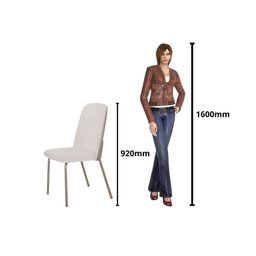 Conjunto Sala de Jantar Mesa com 4 Cadeiras California - 5