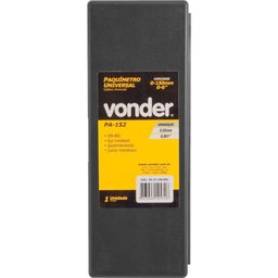 Paquímetro Universal 150mm 0,02mm Aço Inox Pa152 - Vonder - 2