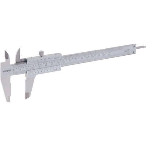 Paquímetro Universal 150mm 0,02mm Aço Inox Pa152 - Vonder