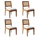 Ver imagem 5 de Conjunto 4 Cadeiras Rainha em Madeira Maciça