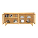 Ver imagem 4 de Buffet Aparador Madeira Vintage Tela 4p Deltan Imbuia - Atraente Móveis