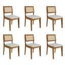 Ver imagem 1 de Conjunto 6 Cadeiras Rainha em Madeira Maciça