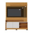 Ver imagem 4 de Estante Home Jurerê 1.5 para Sala de Tv até 65 Polegadas Naturale Off White Matte Colibri