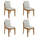 Ver imagem 1 de Conjunto 4 Cadeiras Lady em Madeira Maciça