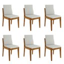 Ver imagem 1 de Conjunto 6 Cadeiras Lady em Madeira Maciça