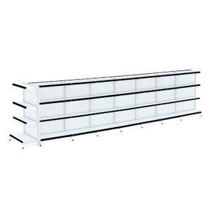 Gondola Centro 137 Fit Ate 7 Metros 1 Ponta Branco 60b Pe Preto