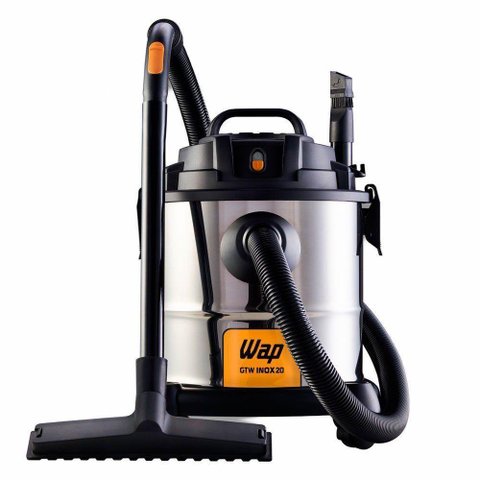 Aspirador Wap Gtw 20l Solidos E Liquidos 1600w Inox 127v