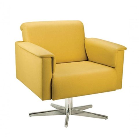 Sofá Recepção De Escritório Linha Recepção Contatic Amarelo