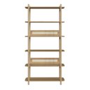 Ver imagem 3 de Estante 180 Cm 6 Prateleiras Palhinha Pé Madeira Hanover Oslo