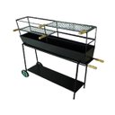 Ver imagem 1 de Churrasqueira Espetinho Comercial com 2 Grelhas e Carrinho