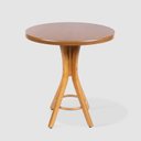Ver imagem 1 de Mesa Redonda de Madeira Fine - 70cm X 70cm
