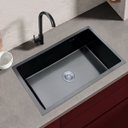 Ver imagem 5 de Cuba Cozinha Gourmet Nano Aço Inox 304 Escovado 50x40 Preta Brinovar