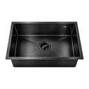 Ver imagem 7 de Cuba Cozinha Gourmet Nano Aço Inox 304 Escovado 50x40 Preta Brinovar