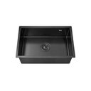 Ver imagem 1 de Cuba Cozinha Gourmet Nano Aço Inox 304 Escovado 50x40 Preta Brinovar