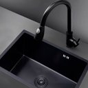 Ver mais imagens de Cuba Cozinha Gourmet Nano Aço Inox 304 Escovado 50x40 Preta Brinovar