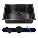 Ver imagem 4 de Cuba Cozinha Gourmet Nano Aço Inox 304 Escovado 50x40 Preta Brinovar