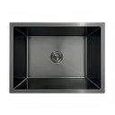Ver imagem 3 de Cuba Cozinha Gourmet Nano Aço Inox 304 Escovado 50x40 Preta Brinovar