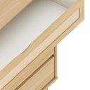 Ver imagem 6 de Cômoda Infantil 4 Gavetas com Telinha Linha Paglia Marca Quater