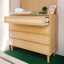 Ver imagem 2 de Cômoda Infantil 4 Gavetas com Telinha Linha Paglia Marca Quater