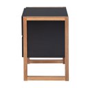 Ver imagem 7 de Mesa de Cabeceira Fauri em Madeira Maciça e MDF Preto