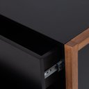 Ver imagem 5 de Mesa de Cabeceira Fauri em Madeira Maciça e MDF Preto