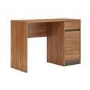 Ver imagem 4 de Mesa Computador Escrivaninha Office Morada C/ 1 Porta e 1 Gaveta Amendola Touch/grafito - Demóbile