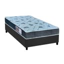 Ver imagem 1 de Cama Box Solteiro: Colchão Ortopédico Orthoflex D45/EP Anatômico Cecina + Base CRC Suede Gray(88x188