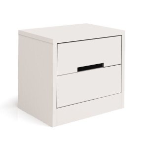 Mesa de Cabeceira 2 Gavetas S822 Dormitorio Padrão