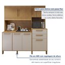 Ver imagem 2 de Armário para Cozinha 7 Portas 2 Gavetas 180,8cm Citrino Yescasa