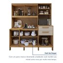 Ver imagem 7 de Armário para Cozinha 7 Portas 2 Gavetas 180,8cm Citrino Yescasa