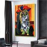 Quadro Decorativo Pablo Picasso A Mulher Que Chora:120x80 cm/BRANCA - 6