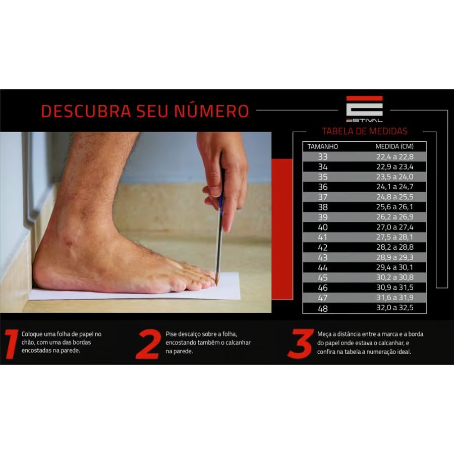 Bota de Segurança Estival em Microfibra - Preto e Vermelho - 7