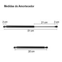 Ver imagem 3 de Amortecedor Tampa Traseira Porta Malas Novo Uno Cinoy 2011 à 2017 Vivace Way YN-AMFT004