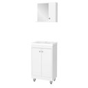 Ver imagem 2 de Gabinete Banheiro com Cuba e Espelheira 45cm Multimóveis CR10057 Branco