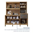 Ver imagem 7 de Armário para Cozinha 7 Portas 2 Gavetas 180,8cm Citrino Yescasa