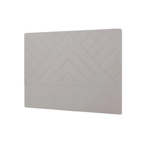 Cabeceira Sky Plus Casal 1400mm Veludo Adar Off White - Simbal