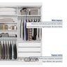 Closet Casal sem Portas 3 Gavetas Caribe - 7
